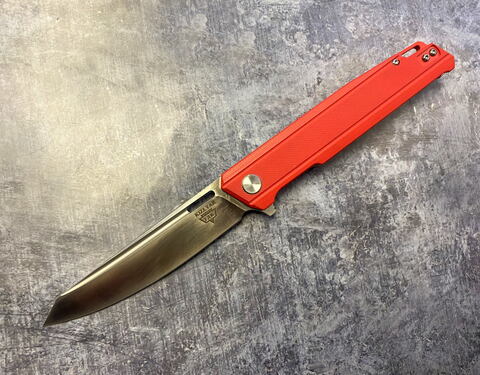 Складной нож танто Rapid Red, сталь D2, G-10, ТДК Кизляр