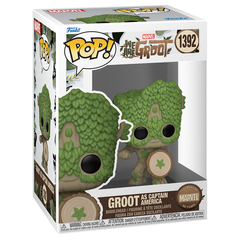 Funko POP! Marvel: Groot as Captain America (1392)