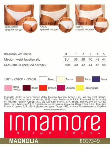 Женские трусы BD 37349 Innamore