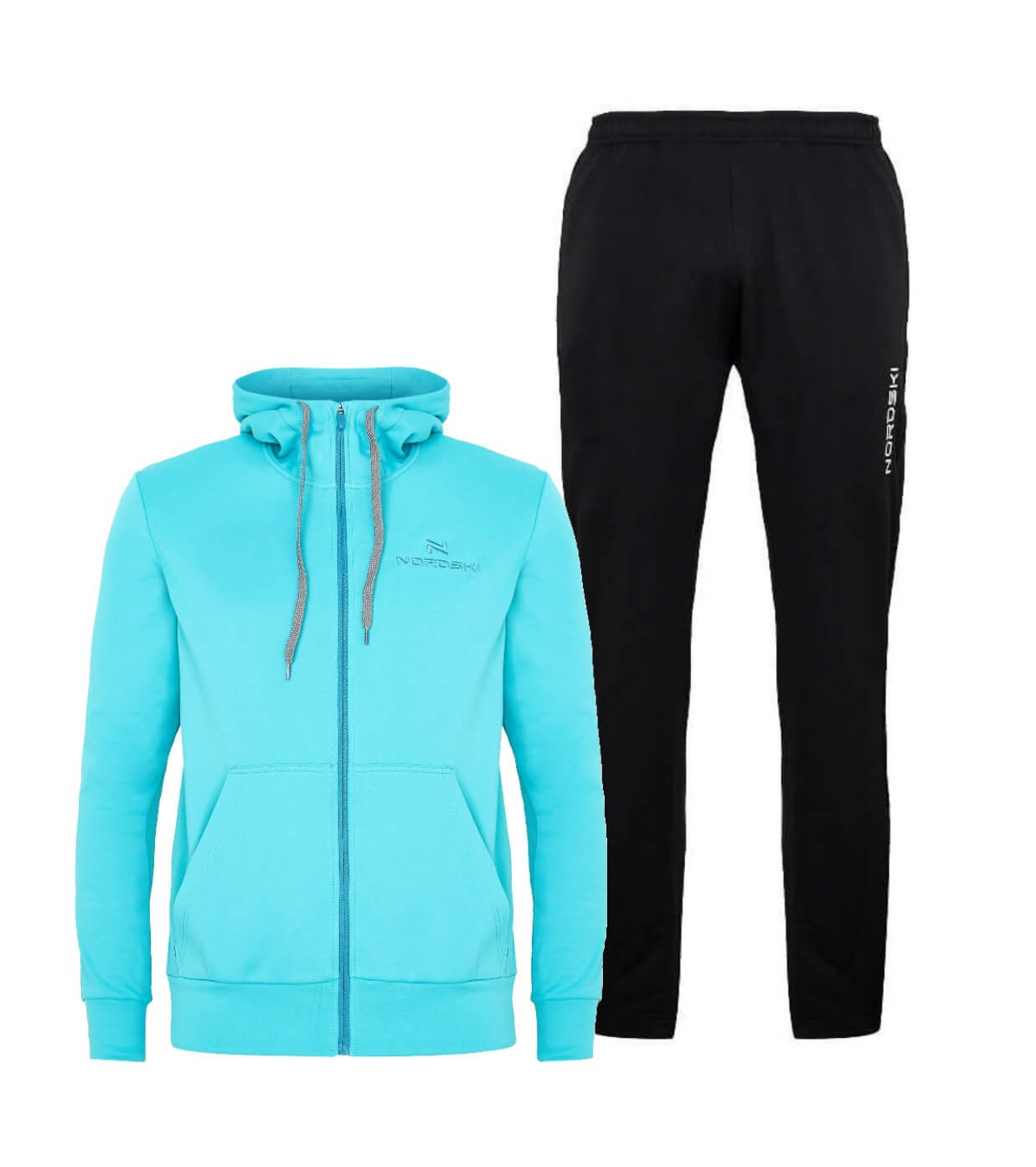 Nordski Hood Base спортивный костюм мужской black-dark breeze