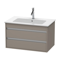 Duravit Ketho KT642904343 База под раковину, 2 выдв.ящика, 480x800x475мм цвет базальт матовый фото