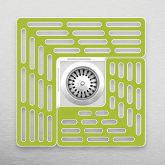 Подложка для раковины универсальная sinksaver™ серая-белая