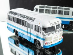 PAZ-672M white-blue 1:43 Modimio Our Buses #7
