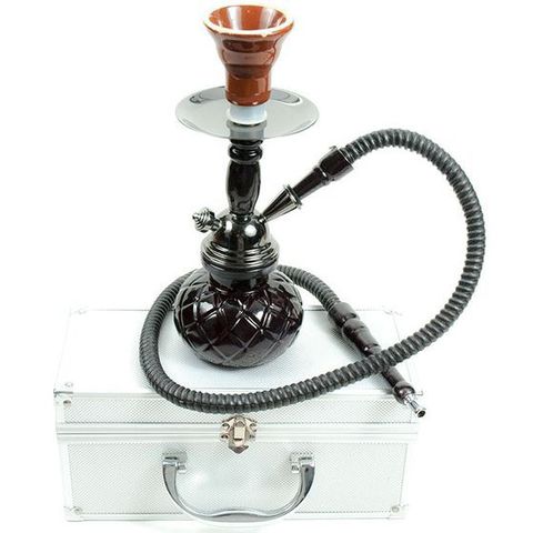 Кальян мини - Shisha кейс коричневый