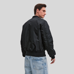 Бомбер Alpha Industries MA-1 Mod Flight Jacket Black (Черный)