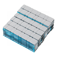 NORDBERG (W510FR3G) Грузики самоклеящиеся (4х5+4х10 г) Fe закругленные L=14 см, серые, 50 лент