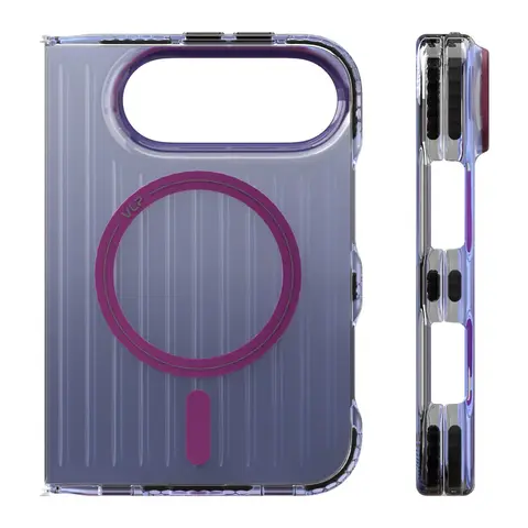 Чехол VLP iPhone Duo Pulse Case с MagSafe темно-вишневый