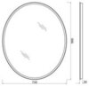 BelBagno SPC-VST-600-800-LED-BTN Зеркало с встроенным светильником и кнопочным выключателем, цвет: белый