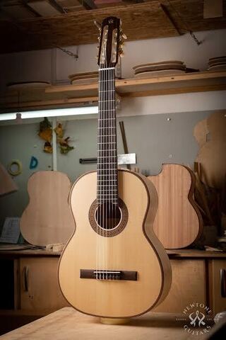 Семиструнная классическая гитара NewTone Silena S CT N 7. полностью из массива (ель/клен)