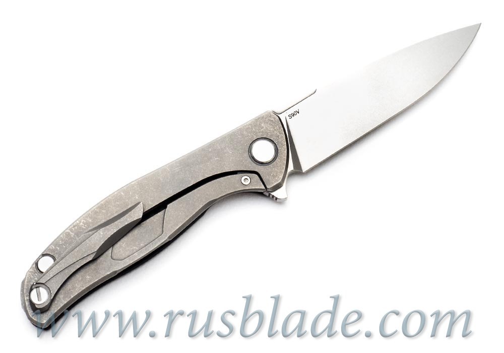 CUSTOM Shirogorov S90V HATI KNIFE Rare - фотография 