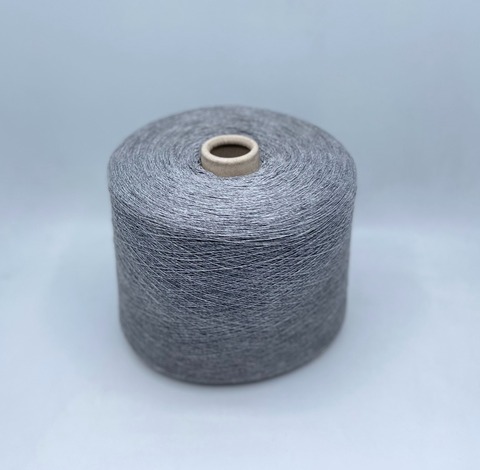 New Mill (пр.Италия),art- Basic 1450м/100гр. 5%кашемир,5%ангора,25%меринос,40%вискоза,25%па, цвет-Серый меланж, арт.30201