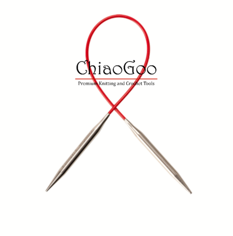 Спицы Chiaogoo круговые металлические 100 см 5,5 мм Lace