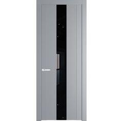 Межкомнатная дверь эмаль Profil Doors 1.9P смоки остеклённая