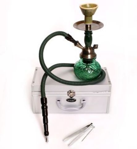 Кальян мини - Shisha кейс зеленый
