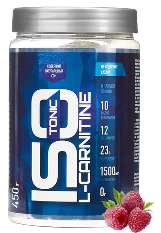 Спортивный изотоник RLINE ISOtonic L-Carnitine Малина 450 гр