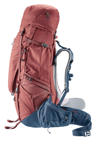 Картинка рюкзак туристический Deuter Aircontact X 70+15 SL Redwood-Ink - 10