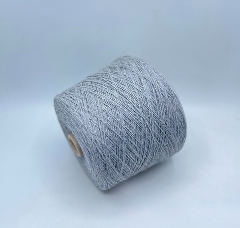 FILCOM (пр.Италия), art.Gioia, 3/15 500м/100 гр. 30% Меринос, 40%Кашемир 30%Шелк , цвет-Светло-серый меланж(600) арт-33282