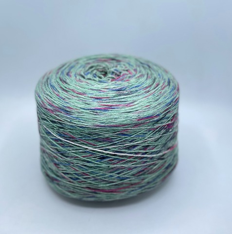 Zegna Baruffa (пр.Италия),art-18158 375м/100гр.70%меринос 15%Ангора 15%Полиамид , цвет- Зеленый мультиколор арт.27014