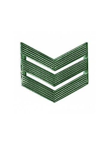 Лычка сержант металлическая полевая