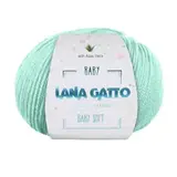 Пряжа Lana Gatto Baby soft 8387 мята