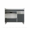 Aquanet 365914 Тумба с раковиной Nova Lite 2.0 100 R напольная цв. белый глянец (365914)