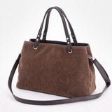 Сумка Саломея 168 эко-замша шоколад