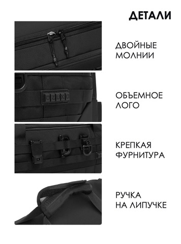 Картинка сумка спортивная Ozuko 9880 Black - 3