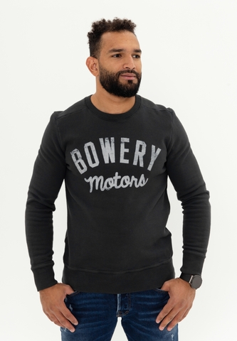 Свитшот Bowery NYC "Bowery Motors" Fleece Jet Black