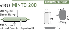 Самонадувающийся туристический коврик High Peak Minto 200