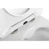 BelBagno Uno BB7006CHR/SC Унитаз подвесной безободковый, с сиденьем дюропласт, цвет: белый