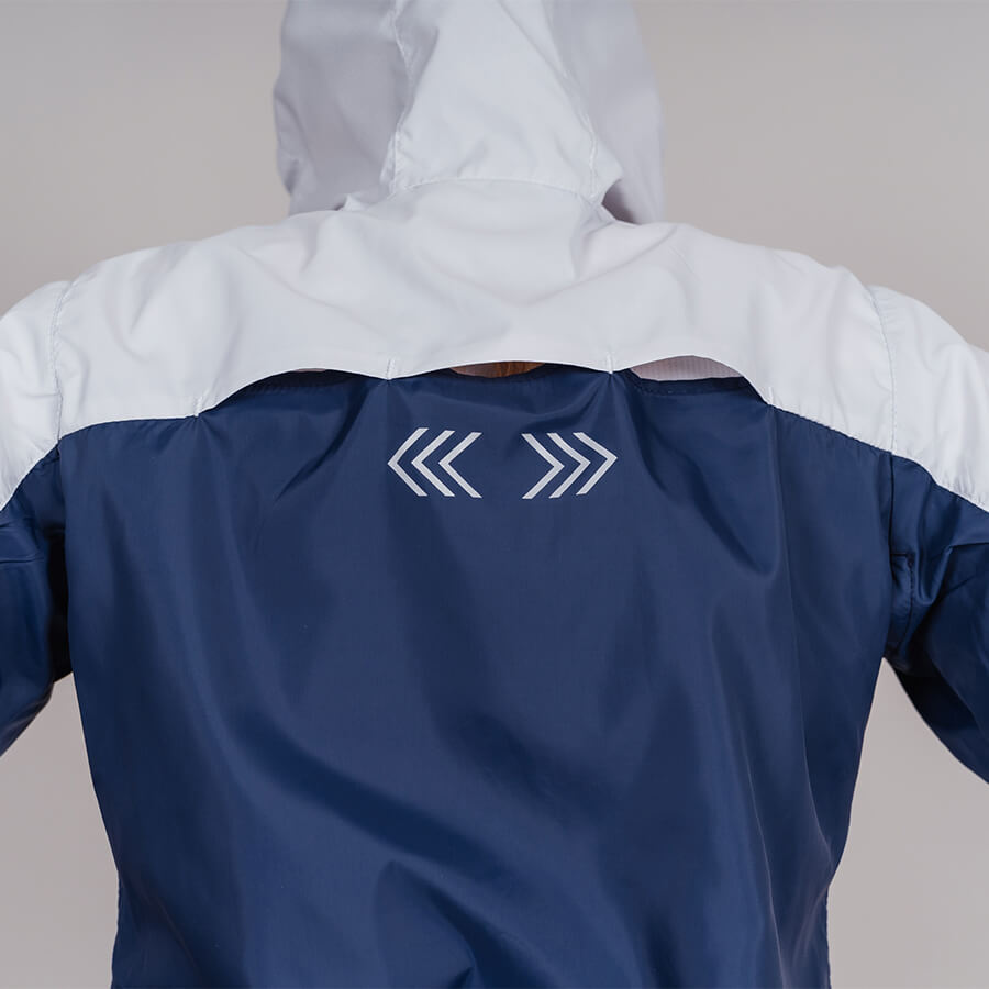 Женский беговой костюм Nordski Rain moon gray-navy - 9