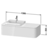 Duravit Happy D.2 Plus HP4942L2222 Тумба подвесная 354x1300x550мм 1 ящик, цвет: белый глянцевый