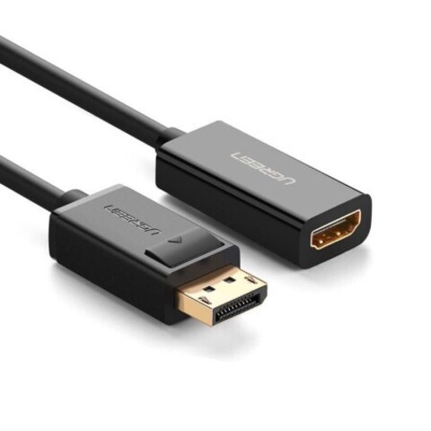 Конвертер UGREEN MM137 (40362) DP to HDMI Female Converter 1080P@60Hz, черный