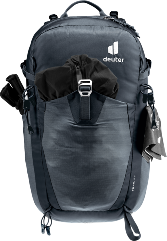 Картинка рюкзак туристический Deuter Trail 25 Black-Shale - 7