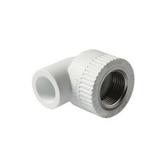 Угольник комбинированный ПП 20-3/4'' PN 25, с внутренней резьбой, белый, Pro Aqua PA26010P