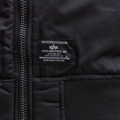 Бомбер Alpha Industries MA-1 Mod Flight Jacket Black (Черный)