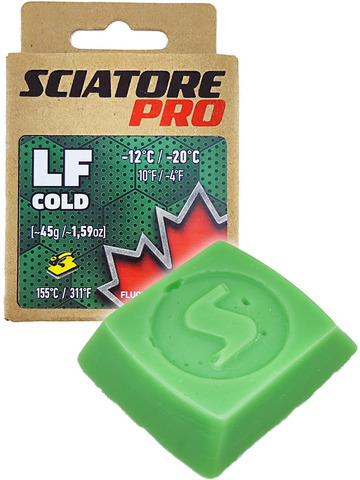 Картинка парафин Sciatore Pro LF 45гр. -12/-20_зеленый - 1