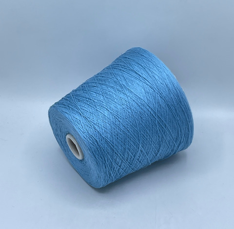 Luxury Selection by Ri.Go, Microtussah, 6/50 833м. 85% Модал(Вискоза), 15% Шелк, Голубой сатин(103/906),41115