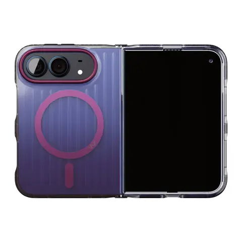 Чехол VLP iPhone Duo Pulse Case с MagSafe темно-вишневый