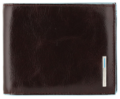 Кошелек мужской Piquadro Blue Square, коричневый, кожа натуральная (PU1240B2/MO)