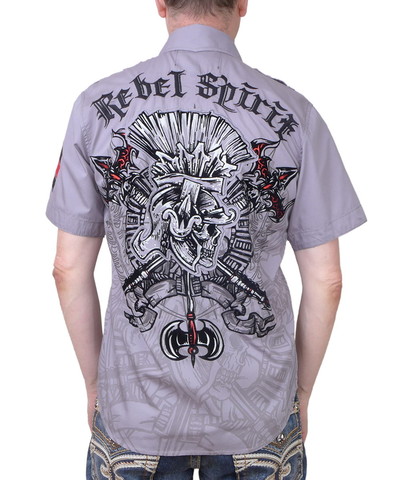 Rebel Spirit | Рубашка мужская SSW121285 сзади