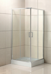 BelBagno Uno UNO-195-A-2-80-C-CR Душевой уголок радиальный, ассиметричный, 80x80, цвет: хром фото