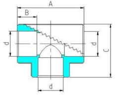 Valtec тройник 25 мм полипропиленовый VTp.731.0.025