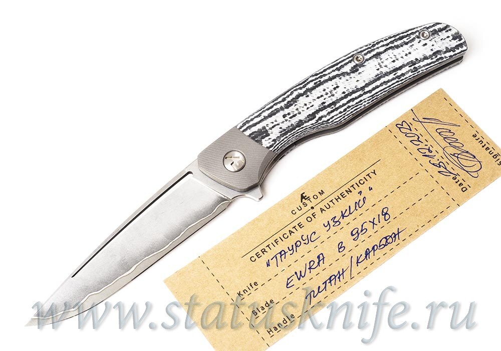 Taurus laminated Egurnov Custom knife - фотография 