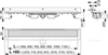 Alcaplast APZ104-1050 Душевой лоток 105 см