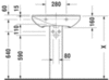 Duravit P3 Comforts 2331650000 Раковина