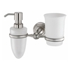 WasserKRAFT Ammer K-7089 Держатель стакана и дозатора, цвет: хром