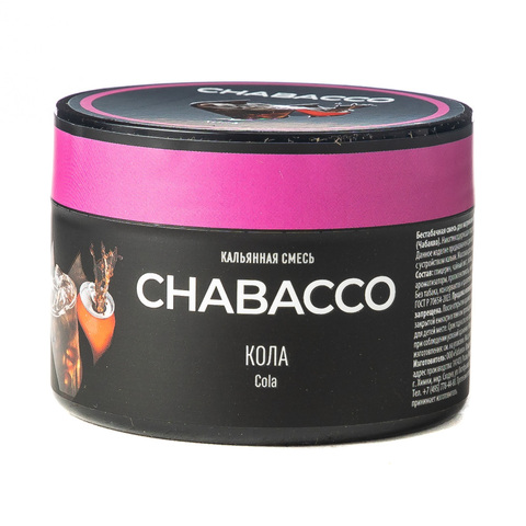 М. Кальянная смесь Chabacco Кола 40г
