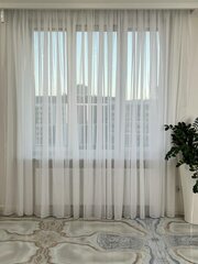Тюль INVA с утяжелителем 290х600/молочная