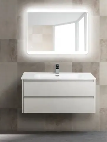 BelBagno Kraft KRAFT-1000-2C-SO-BO Тумба под раковину подвесная, 100x46, цвет: белый